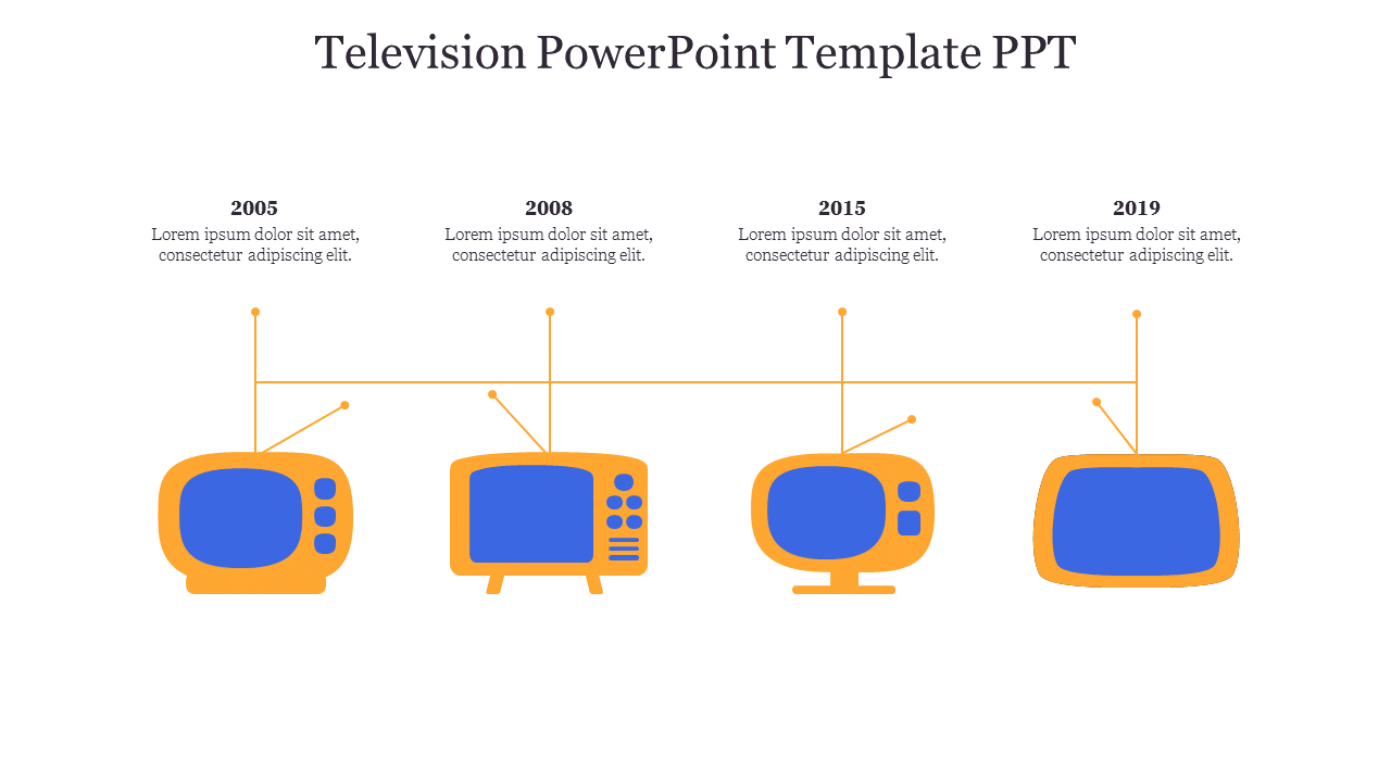 Television PowerPoint Template PPT